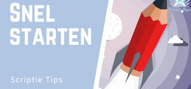 Hoe start je snel met werken aan je scriptie? Hoe start je snel met werken aan je scriptie?