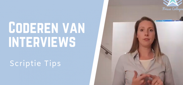 Het coderen van interviews