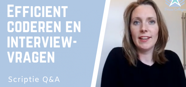 Efficiënt coderen en enquêtes verdiepen met interviewvragen