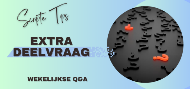 Hoe BEDENK ik een extra DEELVRAAG? | Scriptie TIPS | Live Q&A
